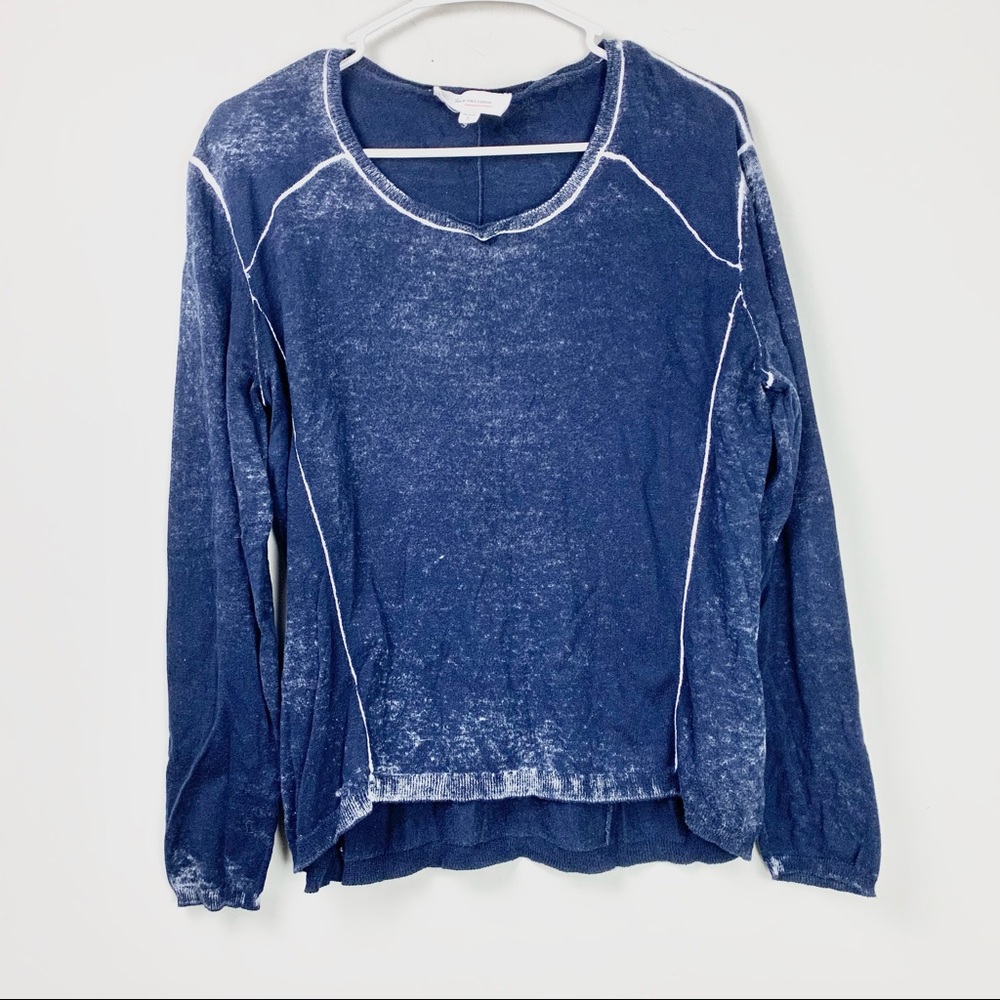 Two - Vince camuto distressed sweater